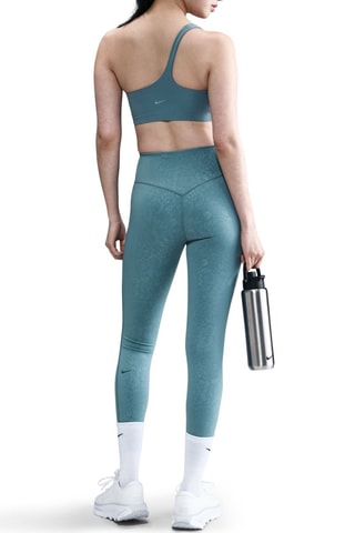 Leggings deportivos de tiro alto - Azul pato