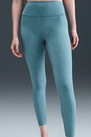 Leggings deportivos de tiro alto - Azul pato
