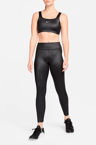 Leggings deportivos de tiro alto One - Negro