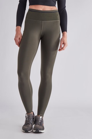 Leggings de running de tiro alto - Caqui - Nike