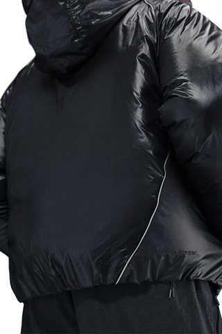 Anorak con capucha Tech - Negro