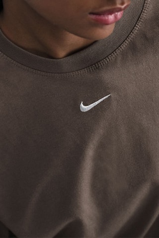 Camiseta de algodón orgánico - Marrón - Nike