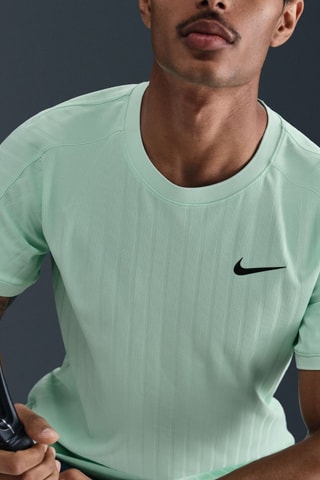Camiseta de tenis Slam - Verde agua