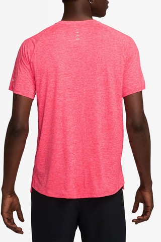 Camiseta de running Nike Stride - Rojo jaspeado
