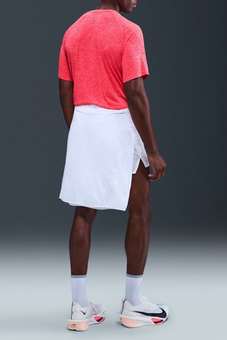 Camiseta de running Nike Stride - Rojo jaspeado