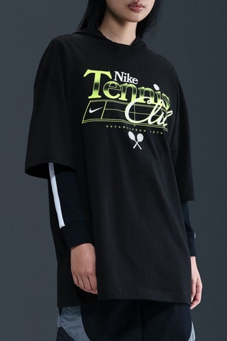 Camiseta oversize - Negro