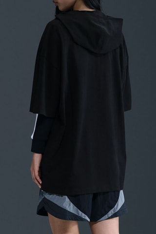 Camiseta oversize - Negro