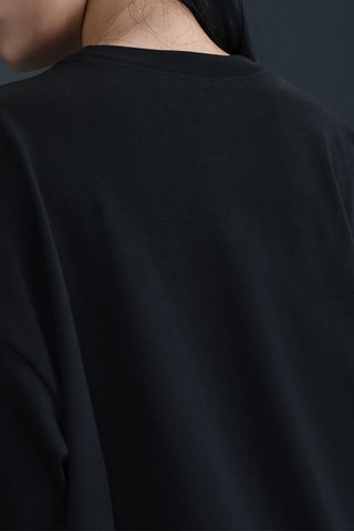 Camiseta oversize - Negro