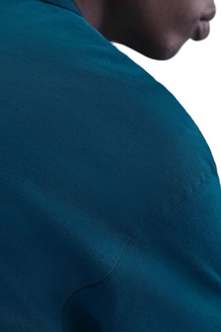 Camiseta ancha de algodón orgánico Premium Essentials - Azul pato