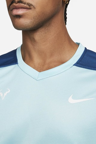 Camiseta - Celeste y azul cobalto