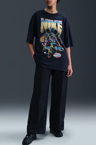 Camiseta oversize - Negro