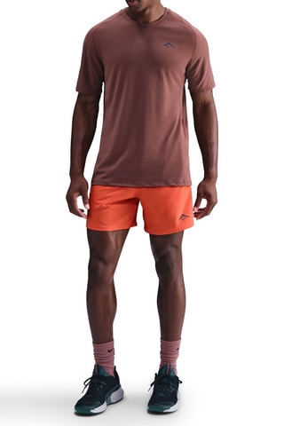 Camiseta de running Solar Chase - Rojo teja