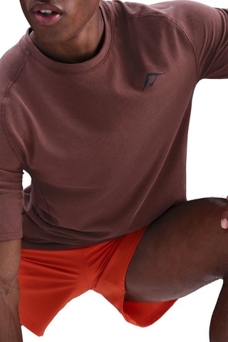 Camiseta de running Solar Chase - Rojo teja