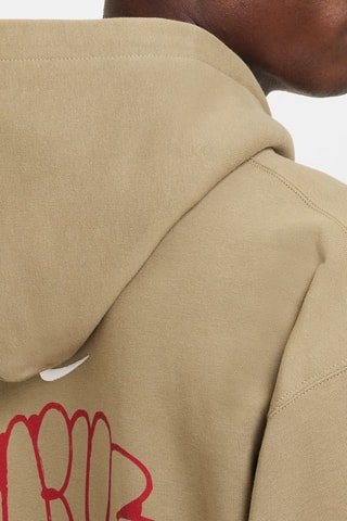 Sudadera polar con capucha - Marrón