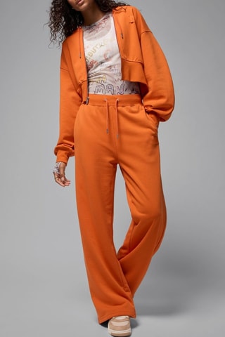 Sudadera polar con capucha Jordan Flight - Naranja