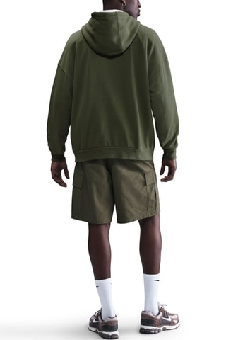 Sudadera polar con capucha Club - Verde oliva