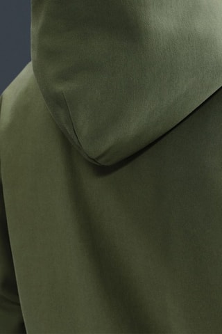 Sudadera con capucha - Verde oliva