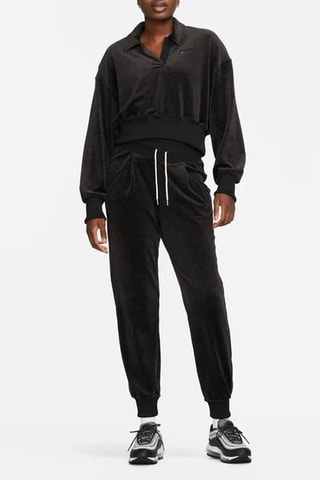 Sudadera de terciopelo W NSW VLR - Negro