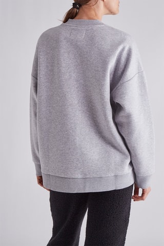Sudadera de algodón orgánico - Gris claro jaspeado - Tala