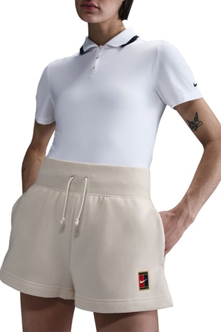 Short polar de tiro alto - Marfil - Nike