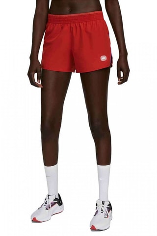 Short de running de tiro alto - Naranja - Nike
