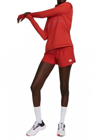 Short de running de tiro alto - Naranja - Nike