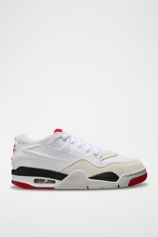 Air Jordan 4 Rm (Gs) de piel - Blanco y negro
