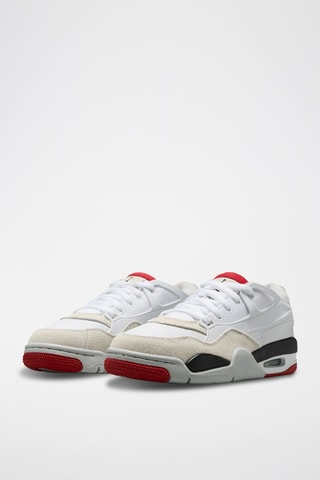 Air Jordan 4 Rm (Gs) de piel - Blanco y negro
