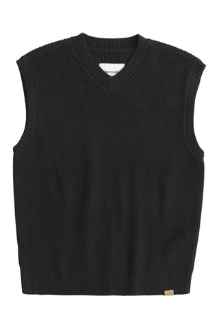 Pull sans manches - Noir