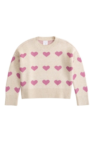 Pull - Beige et rose