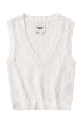 Pull court sans manches - Ecru
