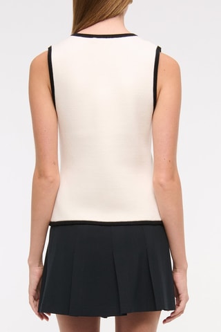 Gilet sans manches - Ecru