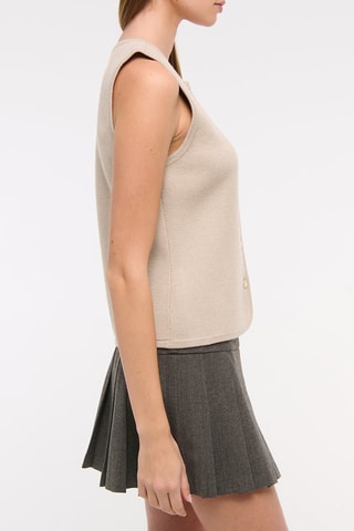 Gilet sans manches - Beige