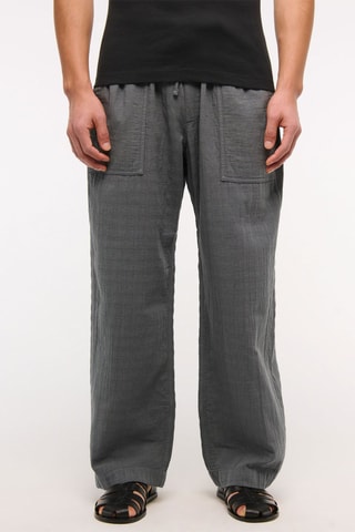 Pantalon baggy - Anthracite