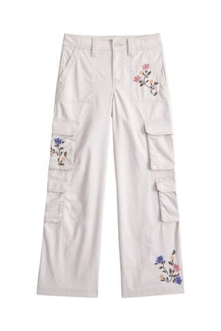 Pantalon cargo - Blanc