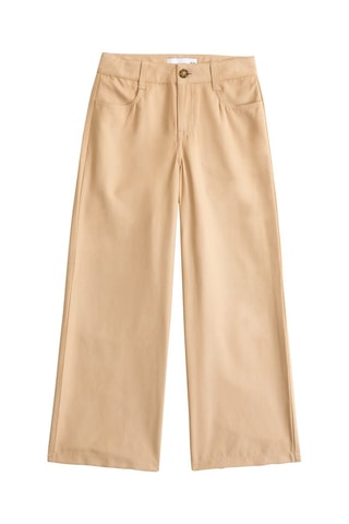 Pantalon wide legs - Jaune