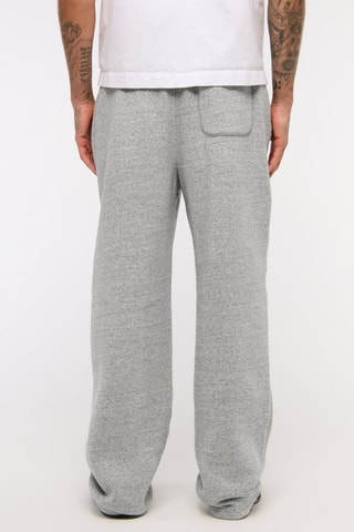 Pantalon baggy polaire - Gris clair chiné