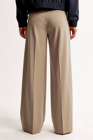 Pantalon wide legs - Marron
