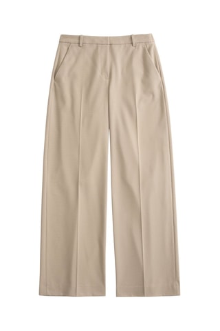 Pantalon wide legs - Marron