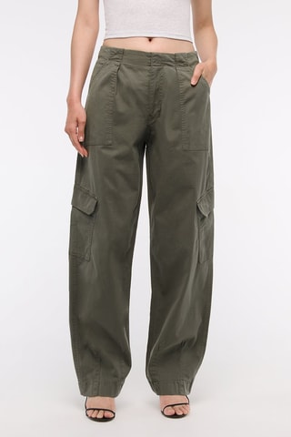 Pantalon cargo relaxed - Kaki