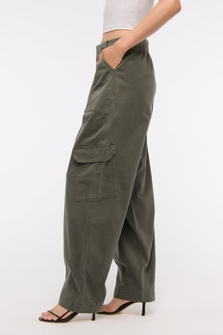 Pantalon cargo relaxed - Kaki