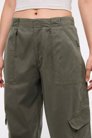 Pantalon cargo relaxed - Kaki