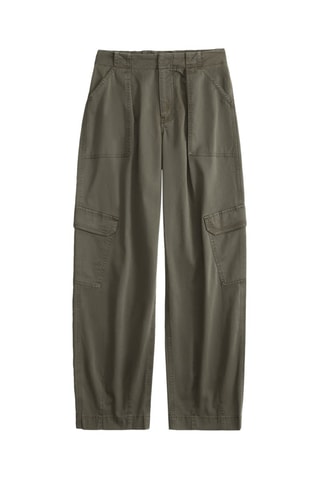 Pantalon cargo relaxed - Kaki