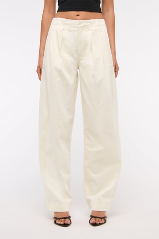 Pantalon relaxed - Ecru