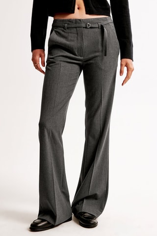 Pantalon flare - Gris foncé