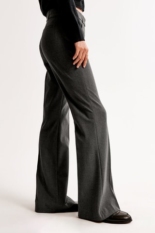 Pantalon flare - Gris foncé