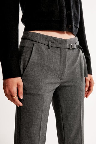 Pantalon flare - Gris foncé