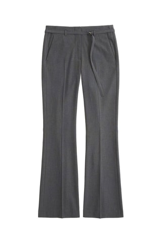 Pantalon flare - Gris foncé