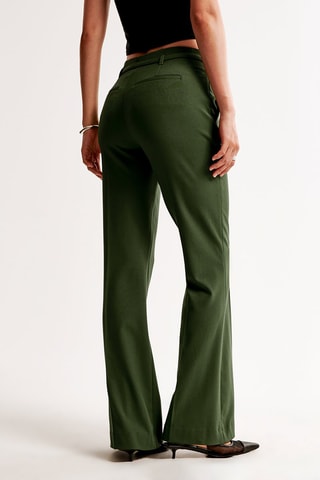 Pantalon flare - Vert