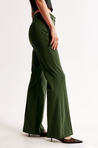 Pantalon flare - Vert